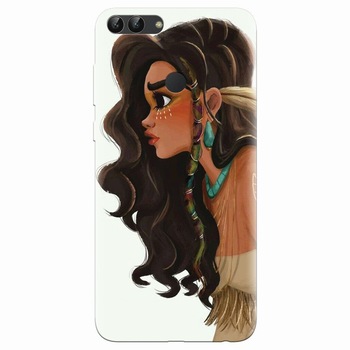 Husa silicon pentru Huawei P Smart, Indian Girl